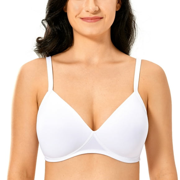 WHITE BRA 34 A MARKS & SPENCER CERISO UNDERWIRED LIGHTLY PADDED LOW FRONT LACE